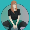 Die Illustration zeigt eine junge Frau in der Hocke. Daneben der Schriftzug "Sitzen verboten!" und der Hinweis, dass es sich um einen Podcast handelt.