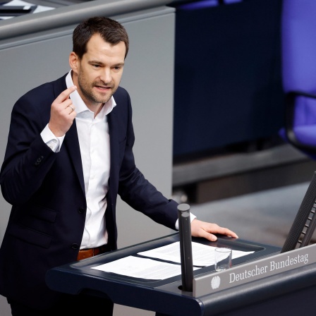 Johannes Vogel, stellvertretender Vorsitzender der FDP, spricht im Bundestag.