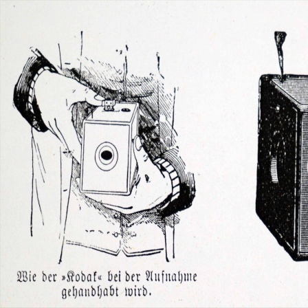 Kodak-Schachtel mit Eastman-Negativfilmrolle