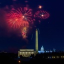 Feuerwerk am 4.Juli über Washington
