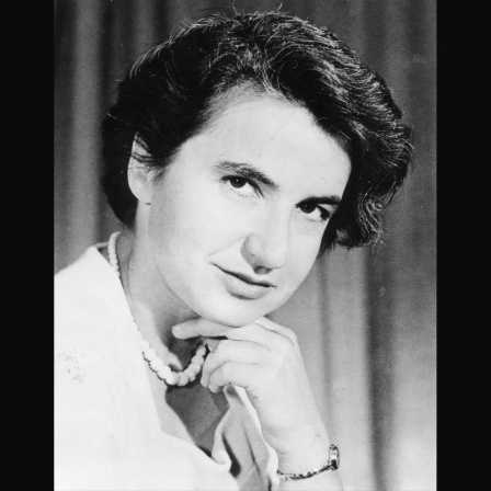 Rosalind Franklin (1920-1958), britische Chemikerin. Fotograf unbekannt
