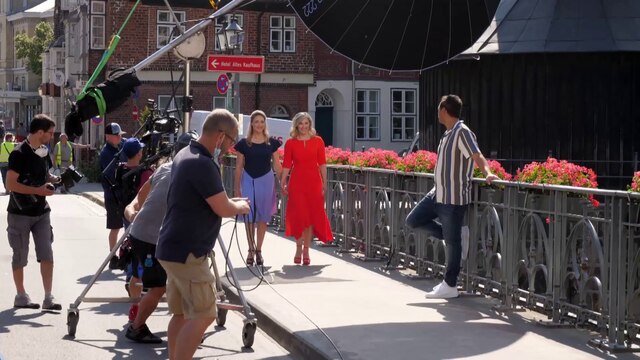 rote rosen intro staffel 19 backstage beim vorspann dreh ard mediathek