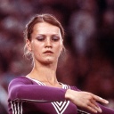 Aufnahme von DDR-Turnerin Karin Janz bei den Olympischen Sommerspielen 1972 in München