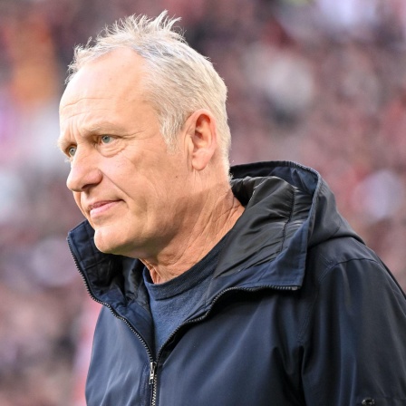 Freiburg Trainer Christian Streich