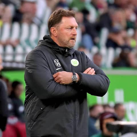 Wolfsburgs Trainer Ralph Hasenhüttl