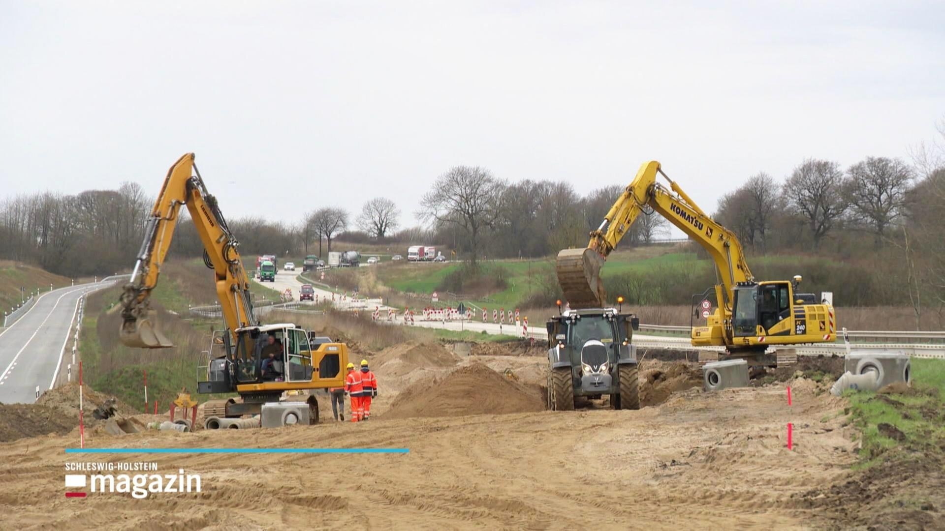 SchleswigHolstein Magazin Arbeiten an der A21 gehen wie geplant voran