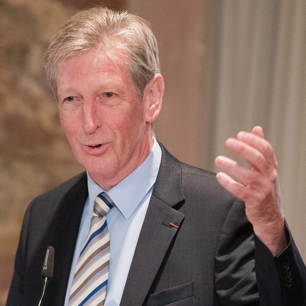 Frank Baasner, damaliger Direktor des Deutsch-Französisches Institut Ludwigsburg, bei einer Rede im Jahr 2022.