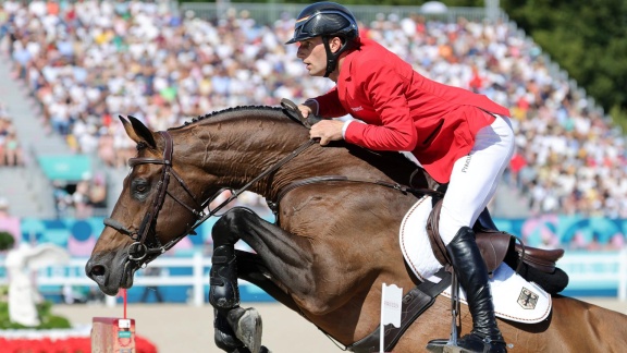 Sportschau Olympia 2024 - Springreiten - Der Ritt Von Richard Vogel