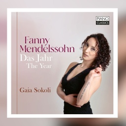 Album-Cover: Gaia Sokoli spielt Klaviersonaten von Fanny Mendelssohn