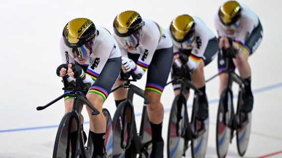 Sportschau - Bahnrad-vierer: Das Packende Finale In Voller Länge