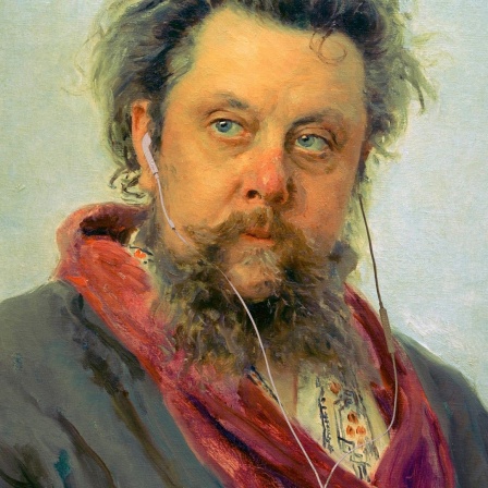 Der russische Komponist Modest Mussorgskij  