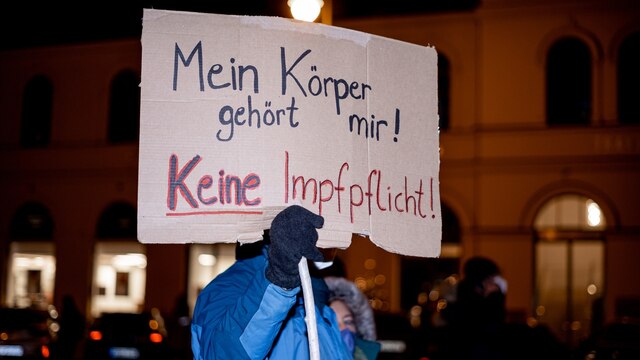 Demonstration gegen die Impfpflicht in München
