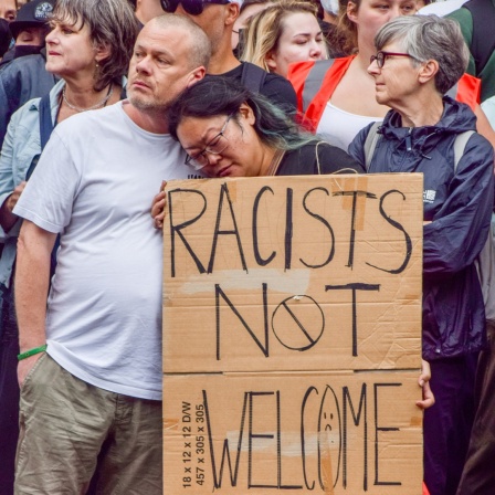 Demonstration In London gegen Rassismus