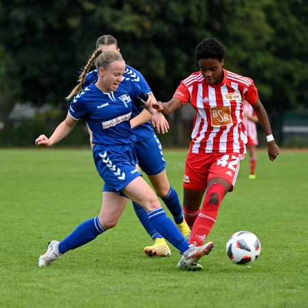Spiel zwischen Hertha 03 Zehlendorf und Union Berlin in der Frauen Regionalliga Nord