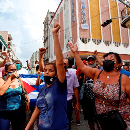 Protestdemo in Kuba