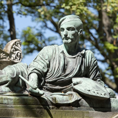 Grabmal Théodore Géricault auf dem Friedhof Père Lachaise in Paris