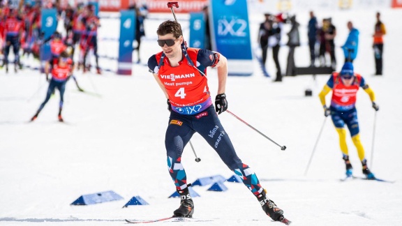Sportschau Wintersport - Biathlon-sprint Der Männer In Canmore - Die Zusammenfassung