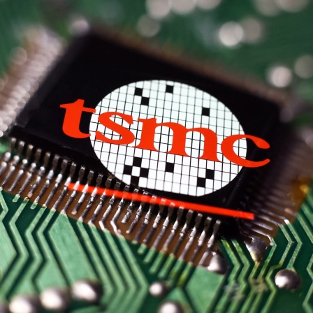 Microchip der Firma TSCM auf einer Leiterplatte