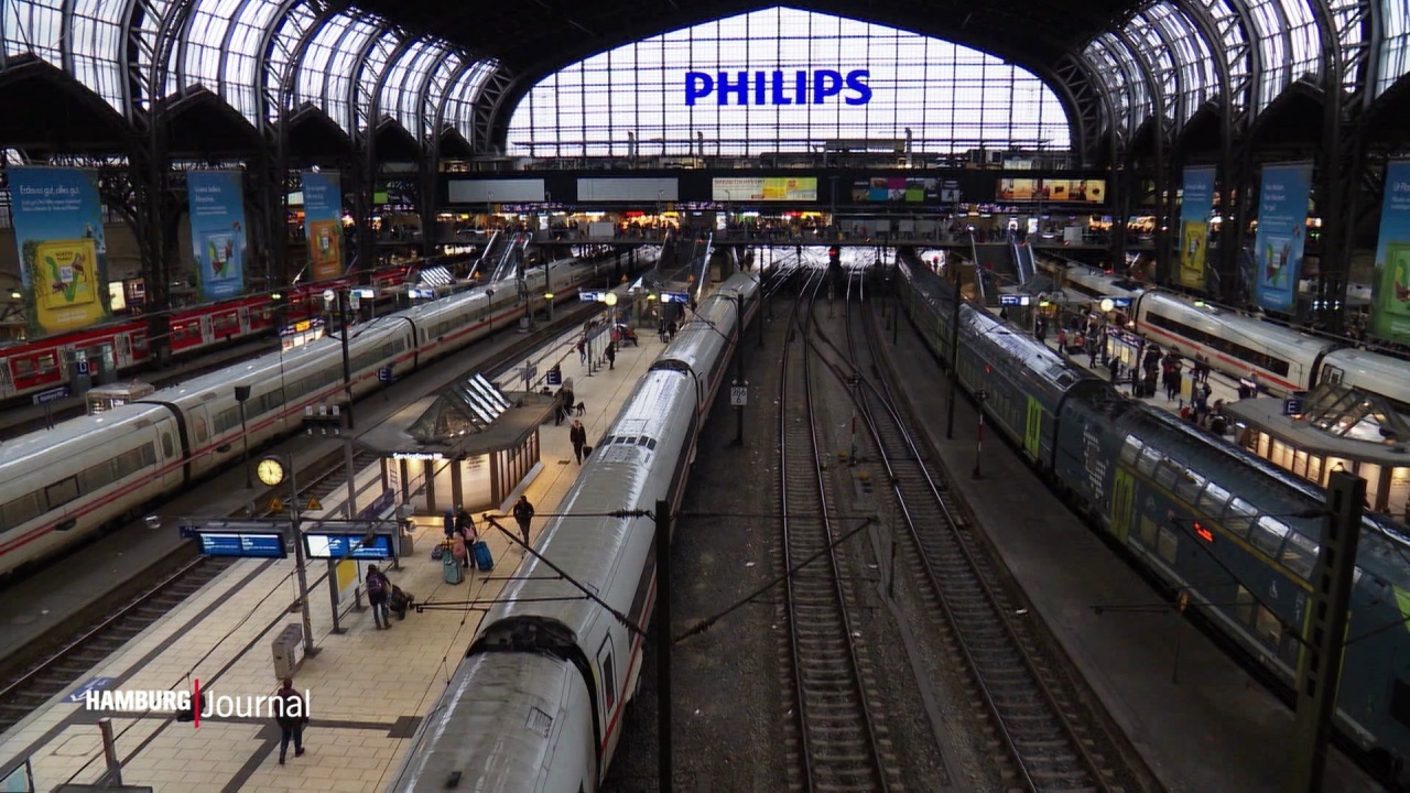 Zur Fußball-EM: Maßnahmen der Bahn am Hamburger Hauptbahnhof