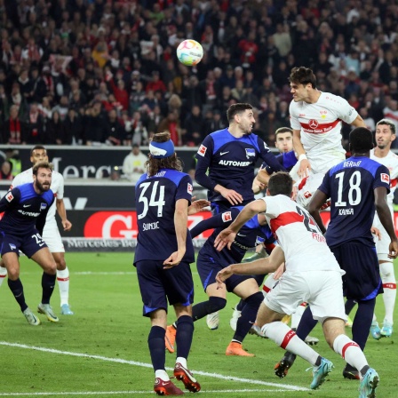 Mavropanos köpft das 2:1 für Stuttgart gegen Hertha