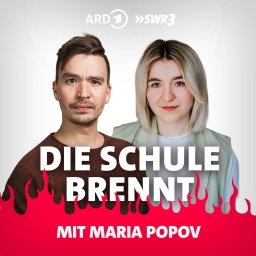 Bob Blume und Maria Popov vor Flammen
