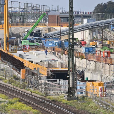 18.10.2023.Ausbau der S-Bahn,2.Stammstrecke in Muenchen (Bild: IMAGO/Frank Hoermann/SVEN SIMON)