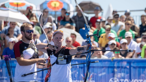 Sportschau Olympia 2024 - Bogenschießen: Entscheidung Mixed-team Im Re-live