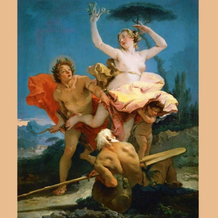Gemälde "Apollo und Daphne" von Giovanni Battista Tiepolo