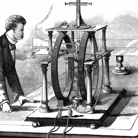 Edisons verbesserte Form des elektrischen Dynamometers von JW Trowbridge