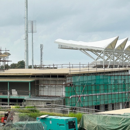 Ein Stadion für die Pazifikspiele entsteht durch chinesische Investitionen.