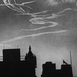 Krieg über London am Morgen des 6. September 1940.