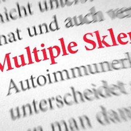 Schriftzug: Multiple Sklerose