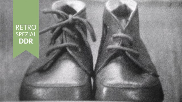 Ein Paar Schuhe in Nahaufnahme