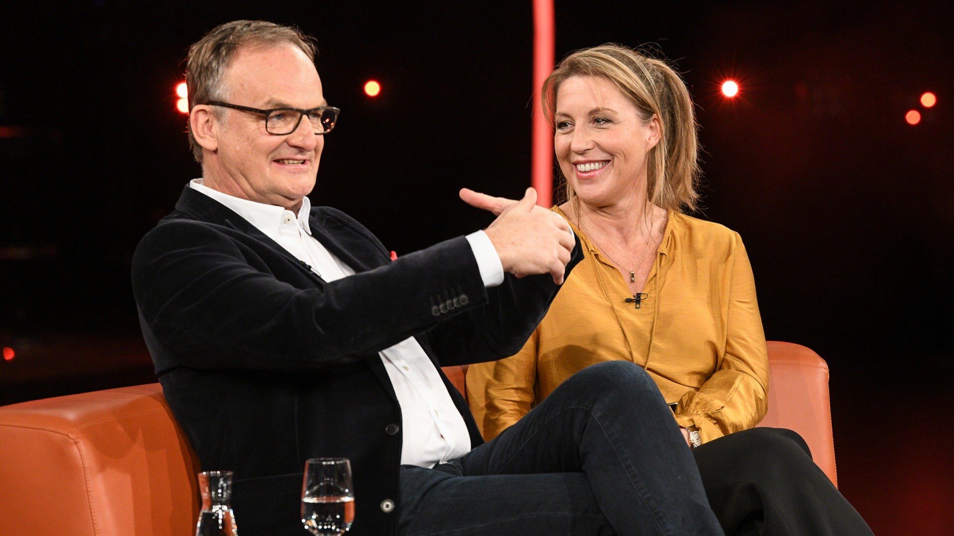 ndr talk show das journalisten ehepaar anne gesthuysen und frank plasberg ard mediathek