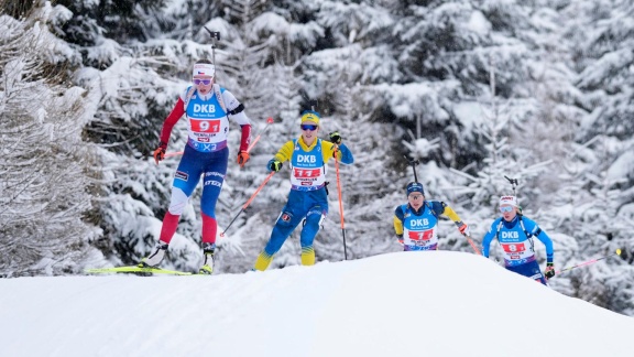 Sportschau Wintersport - Biathlon Staffel Der Frauen - Zusammenfassung