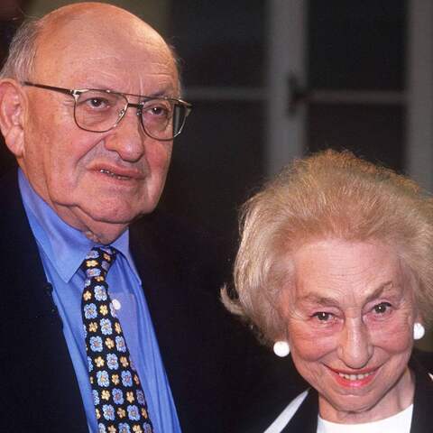 Literaturkritiker Marcel Reich-Ranicki mit Ehefrau Teofila