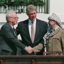 Yitzhak Rabin, Bill Clinton, Yasser Arafat