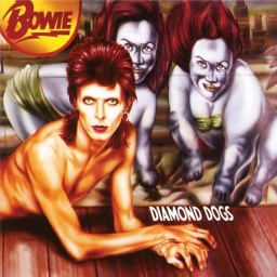 Plattencover von David Bowies Album &#034;Diamond Dogs&#034; aus dem Jahr 1974.