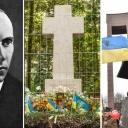 Stepan Bandera: Porträt, Grabstein, Denkmal