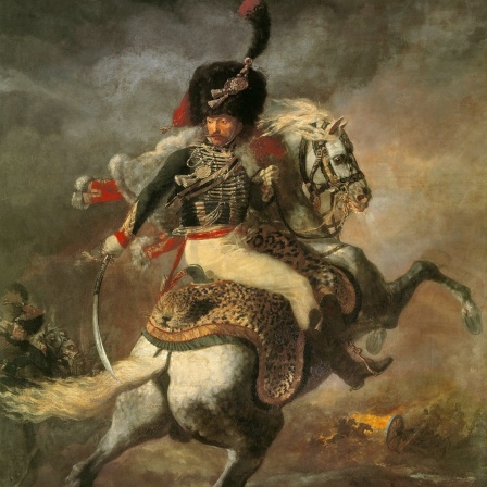 Théodore Géricault: Kavallerieoffizier der kaiserlichen Garde zu Pferde (1812)