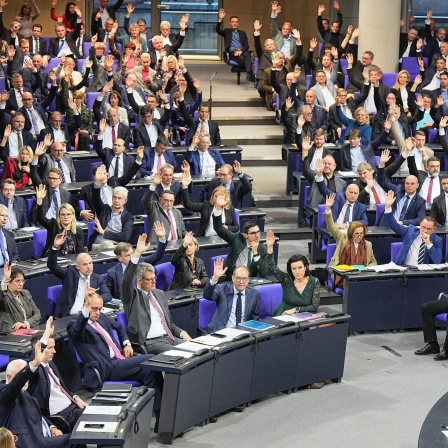 Abstimmung im Bundestag