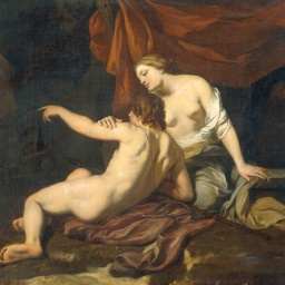"Venus und Adonis" Öl auf Leinwand