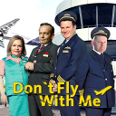 Bildmontage von Politikern der Regierung in typischer Piloten- und Bordpersonalkleidung auf dem Düsseldorfer Flughafen