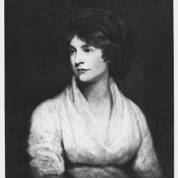 Zeichnung der englisch Schriftstellerin und Feministin Mary Wollstonecraft