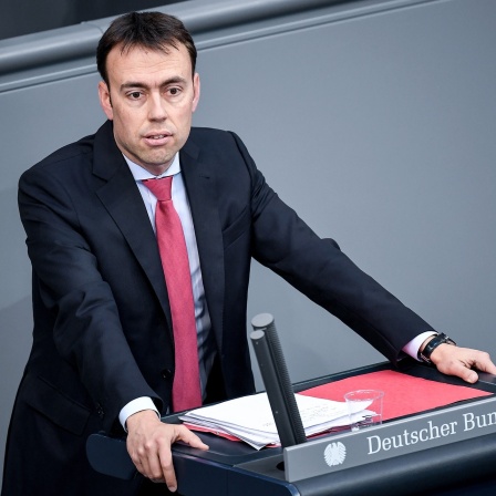 Nils Schmid spricht 2020 im Bundestag.