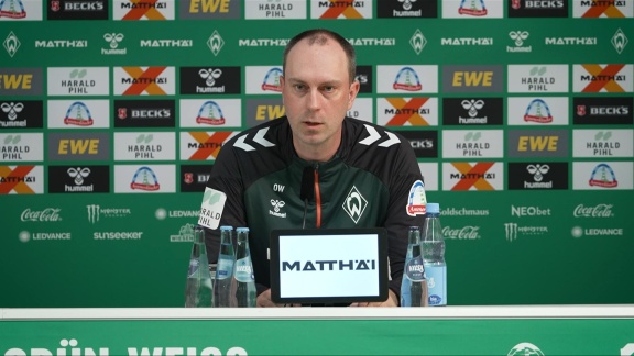Sportschau Bundesliga - Werder-trainer Werner - 'noch Haben Wir Nichts'