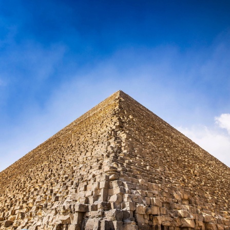Khufu Pyramide im ägyptischen Kairo