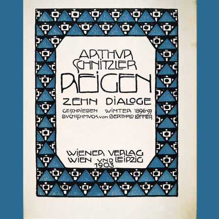 Titelblatt von Schnitzlers "Reigen", Wiener Verlag