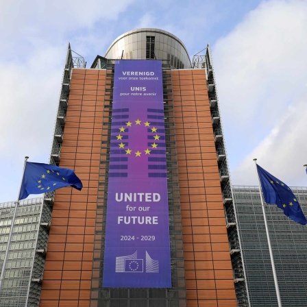 Das Berlaymont-Gebäude, Sitz der Europäischen Kommission in Brüssel.