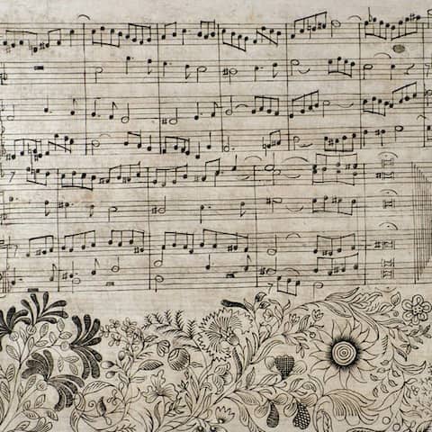 Faksimile von Bachs "Kunst der Fuge"